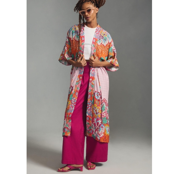 Anthropologie Other - Conditions Apply Anthropologie Printed Kimono Midi ALL SIZES NWT